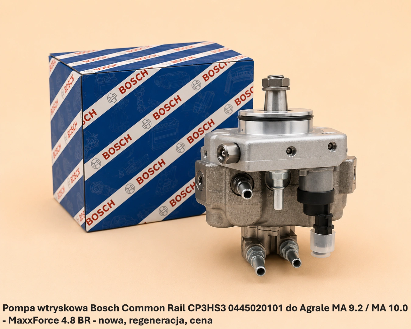 Pompa wtryskowa Bosch Common Rail CP3HS3 0445020101 do Agrale MA 9.2 / MA 10.0 - MaxxForce 4.8 BR Pompa wtryskowa Bosch Common Rail CP3HS3 0445020101 do Agrale MA 9.2 / MA 10.0 - MaxxForce 4.8 BR - nowa, regeneracja, cena