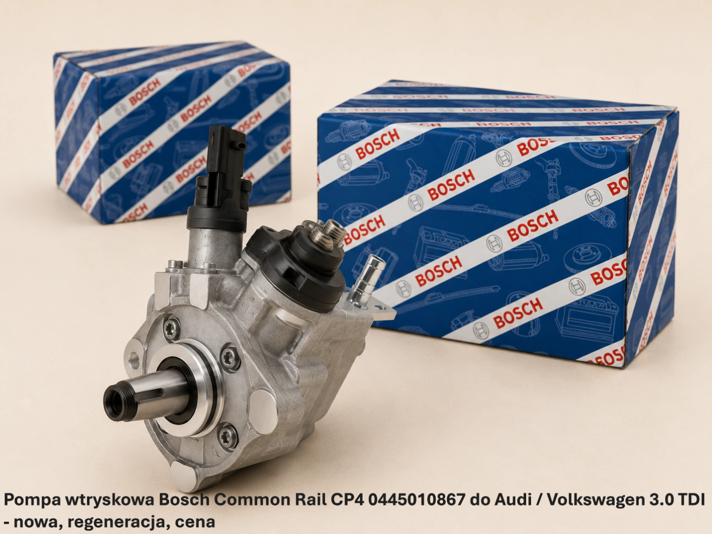 Pompa wtryskowa Bosch Common Rail CP4 0445010867 do Audi / Volkswagen 3.0 TDI 