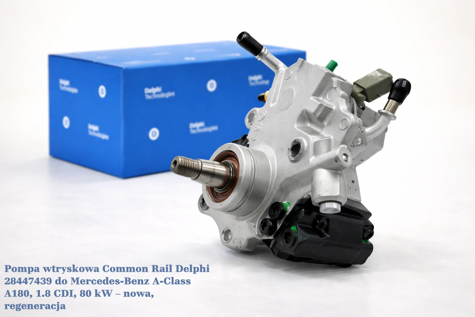 Pompa wtryskowa Common Rail Delphi 28447439 do Mercedes-Benz A-Class A180, 1.8 CDI, 80 kW – nowa, regeneracja
