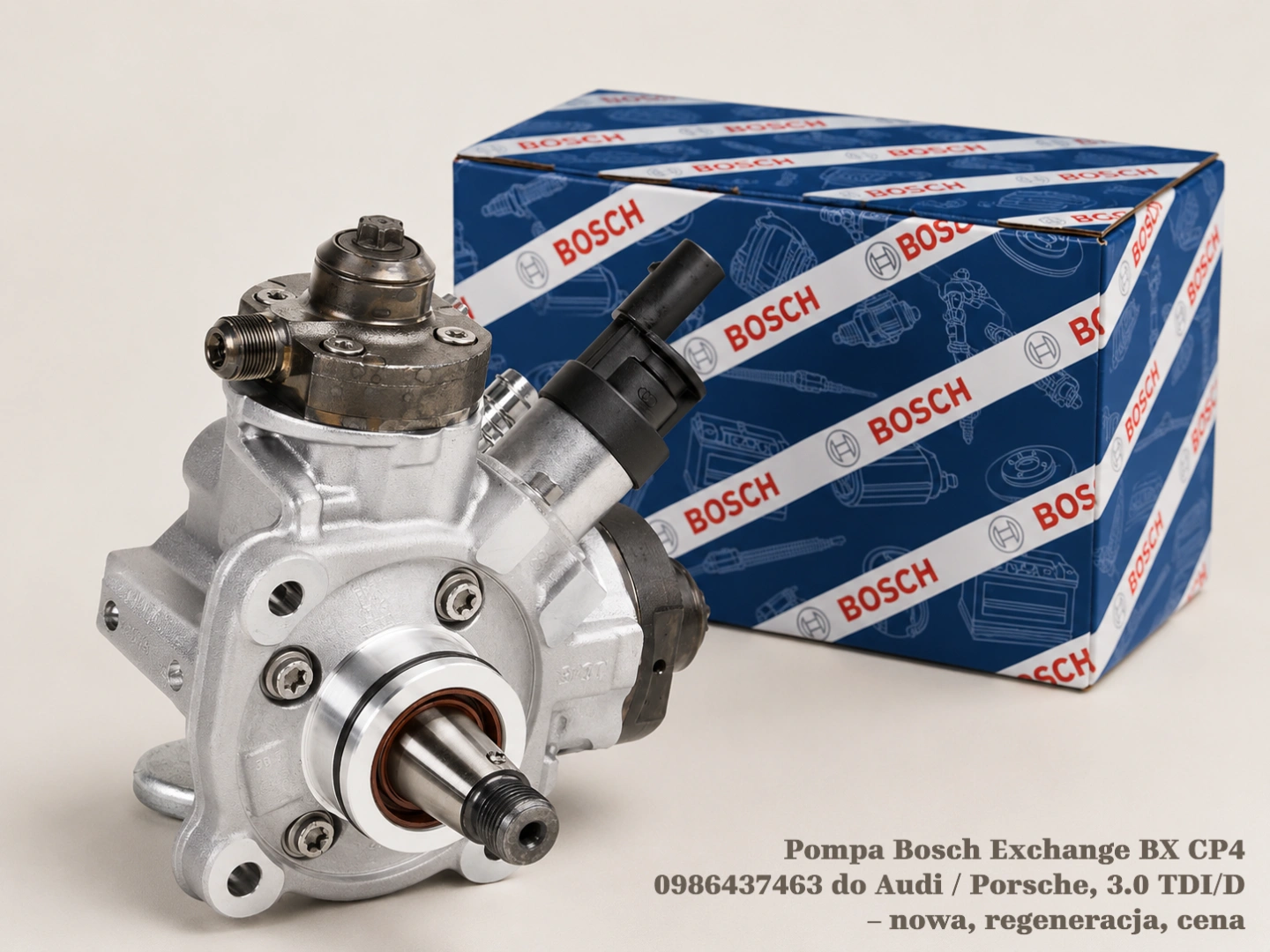 Pompa Bosch Exchange BX CP4 0986437463 do Audi / Porsche, 3.0 TDI/D – nowa, regeneracja, cena