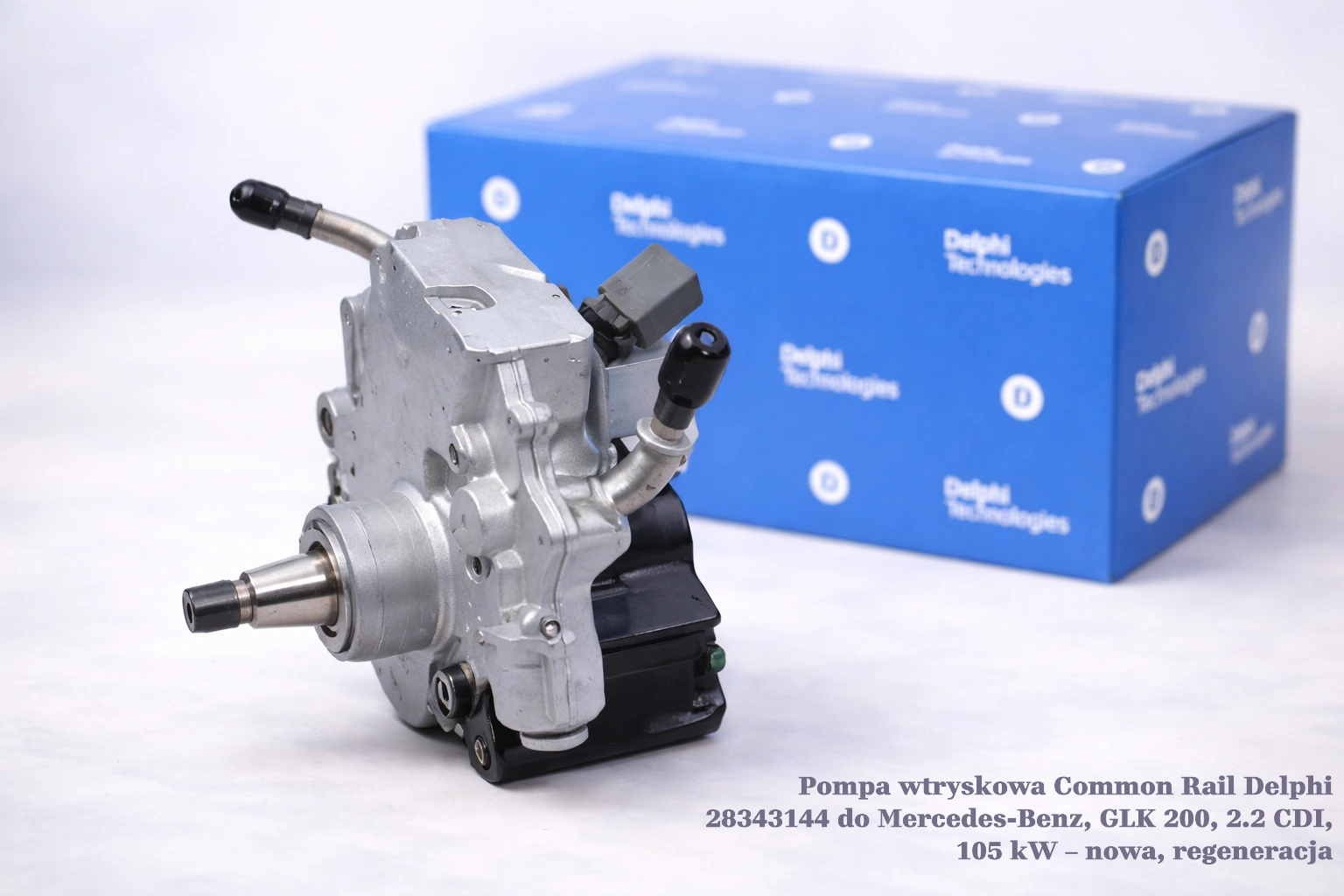 Pompa wtryskowa Common Rail Delphi 28343144 do Mercedes-Benz, GLK 200, 2.2 CDI, 105 kW Pompa wtryskowa Common Rail Delphi 28343144 do Mercedes-Benz, GLK 200, 2.2 CDI, 105 kW – nowa, regeneracja