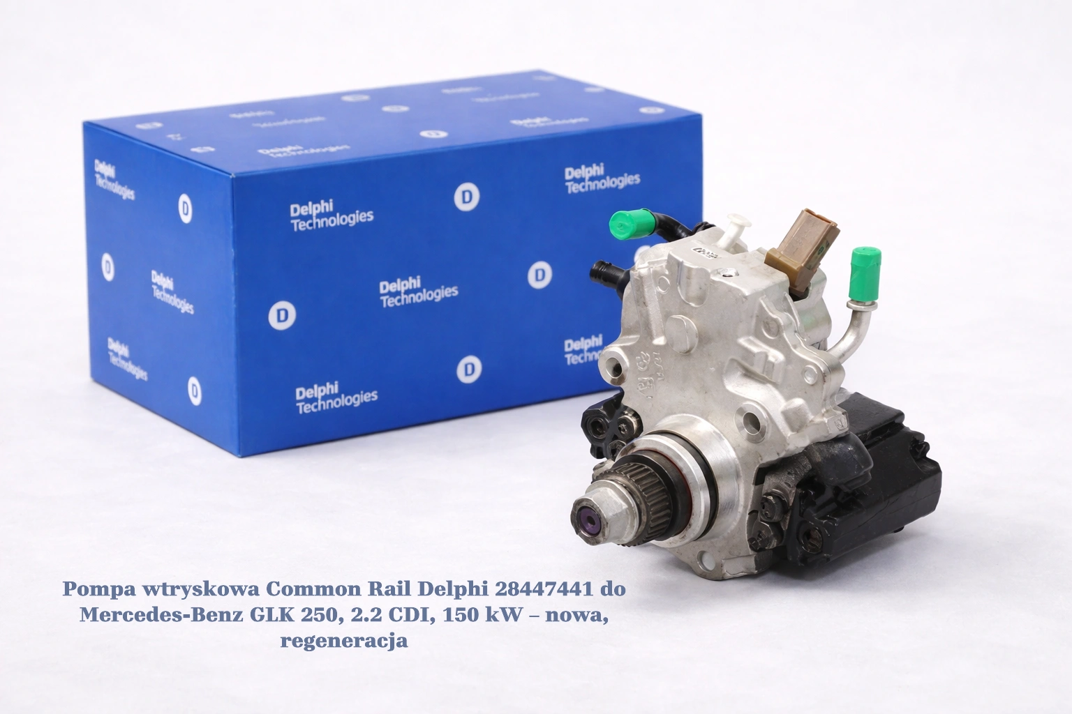 Pompa wtryskowa Common Rail Delphi 28447441 do Mercedes-Benz GLK 250, 2.2 CDI, 150 kW Pompa wtryskowa Common Rail Delphi 28447441 do Mercedes-Benz GLK 250, 2.2 CDI, 150 kW – nowa, regeneracja