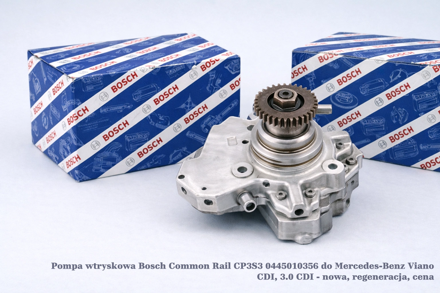 Pompa wtryskowa Bosch Common Rail CP3S3 0445010356 do Mercedes-Benz Viano CDI, 3.0 CDI Pompa wtryskowa Bosch Common Rail CP3S3 0445010356 do Mercedes-Benz Viano CDI, 3.0 CDI - nowa, regeneracja, cena
