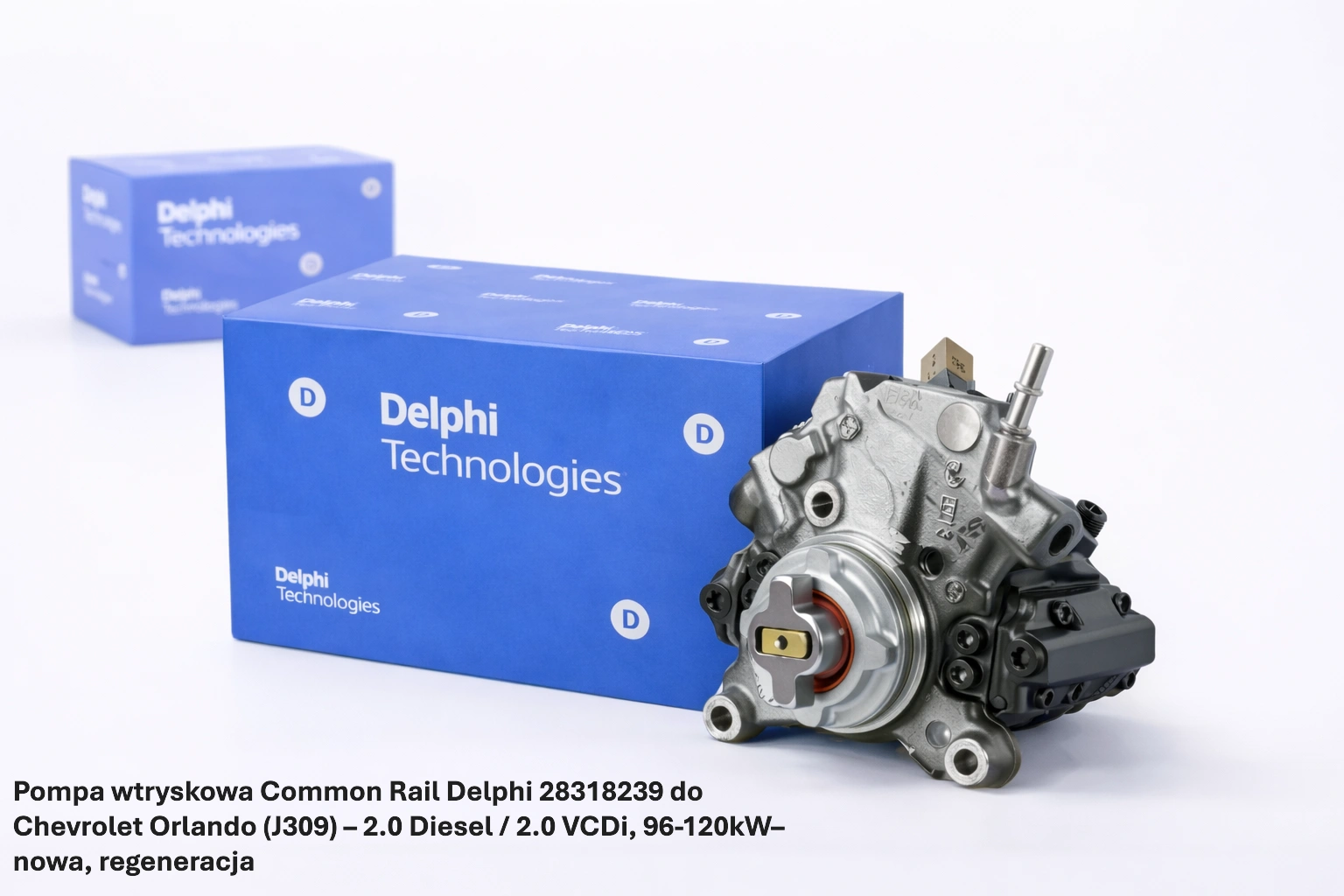 Pompa wtryskowa Common Rail Delphi 28318239 do Chevrolet Orlando (J309) – 2.0 Diesel / 2.0 VCDi, 96-120kW– nowa, regeneracja