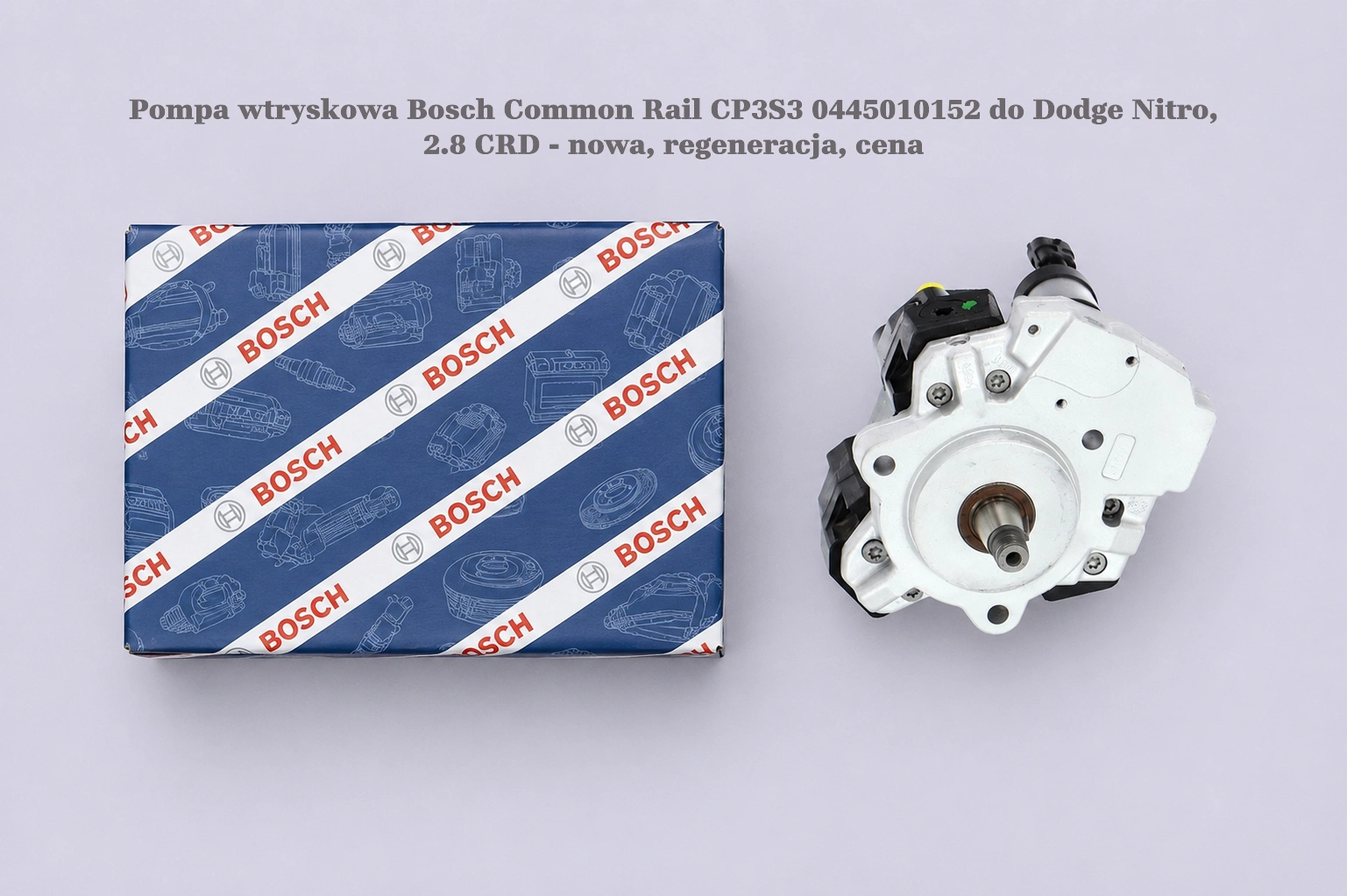Pompa wtryskowa Bosch Common Rail CP3S3 0445010152 do Dodge Nitro, 2.8 CRD