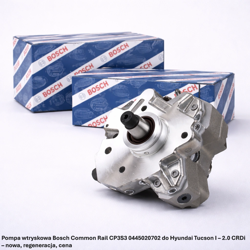 Pompa wtryskowa Bosch Common Rail CP3S3 0445020702 do Hyundai Tucson I – 2.0 CRDi– nowa, regeneracja, cena