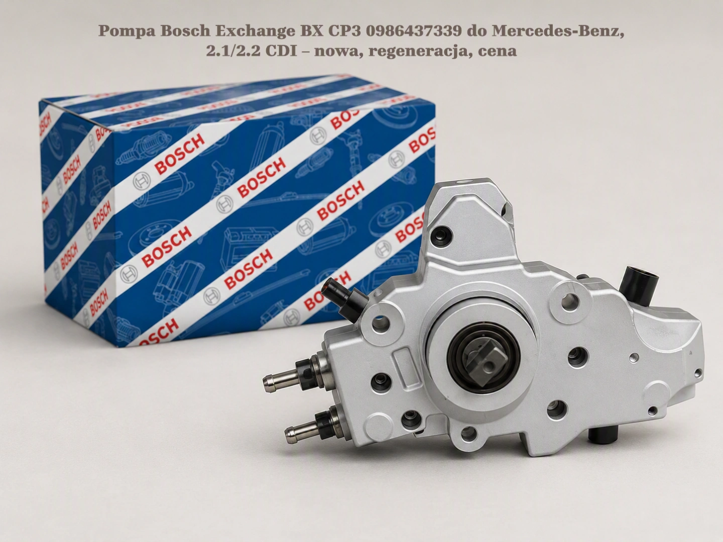 Pompa Bosch Exchange BX CP3 0986437339 do Mercedes-Benz, 2.1/2.2 CDI – nowa, regeneracja, cena