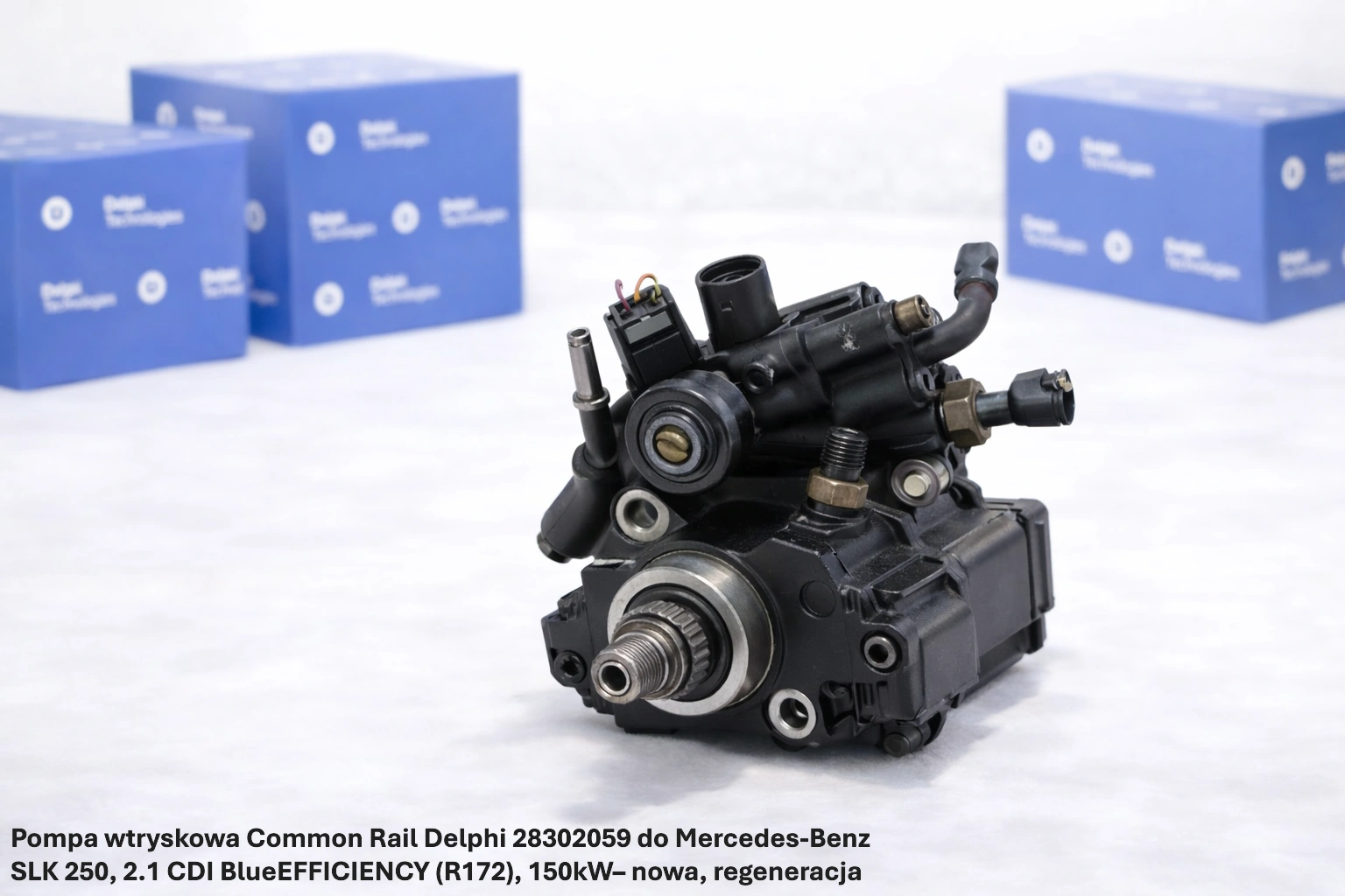 Pompa wtryskowa Common Rail Delphi 28302059 do Mercedes-Benz SLK 250, 2.1 CDI BlueEFFICIENCY (R172), 150kW– nowa, regeneracja