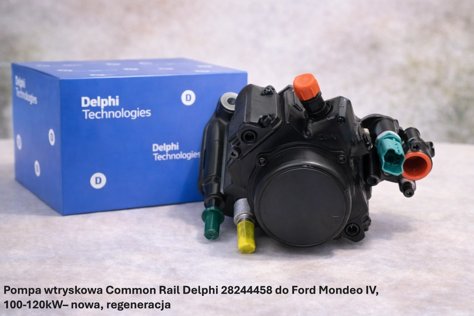Pompa wtryskowa Common Rail Delphi 28244458 do Ford Mondeo IV, 100-120kW Pompa wtryskowa Common Rail Delphi 28244458 do Ford Mondeo IV, 100-120kW– nowa, regeneracja