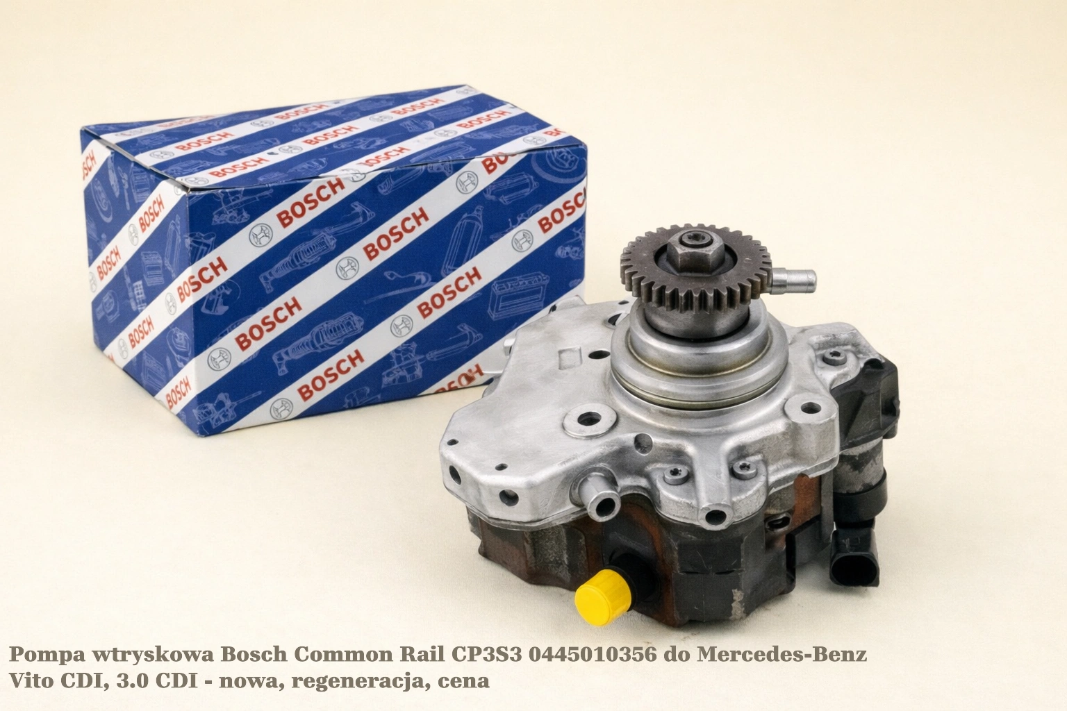 Pompa wtryskowa Bosch Common Rail CP3S3 0445010356 do Mercedes-Benz Vito CDI, 3.0 CDI - nowa, regeneracja, cena