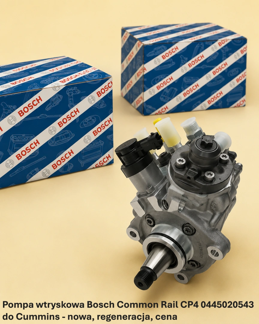 Pompa wtryskowa Bosch Common Rail CP4 0445020543 do Cummins 