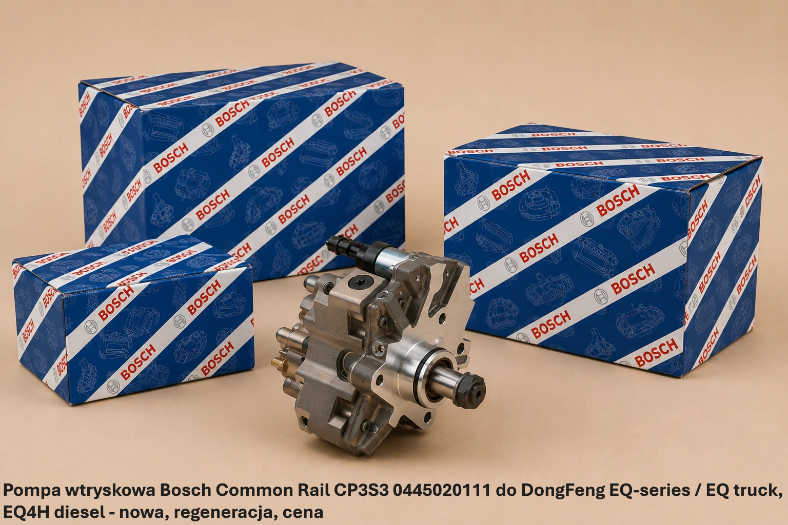 Pompa wtryskowa Bosch Common Rail CP3S3 0445020111 do DongFeng EQ-series / EQ truck, EQ4H diesel - nowa, regeneracja, cena