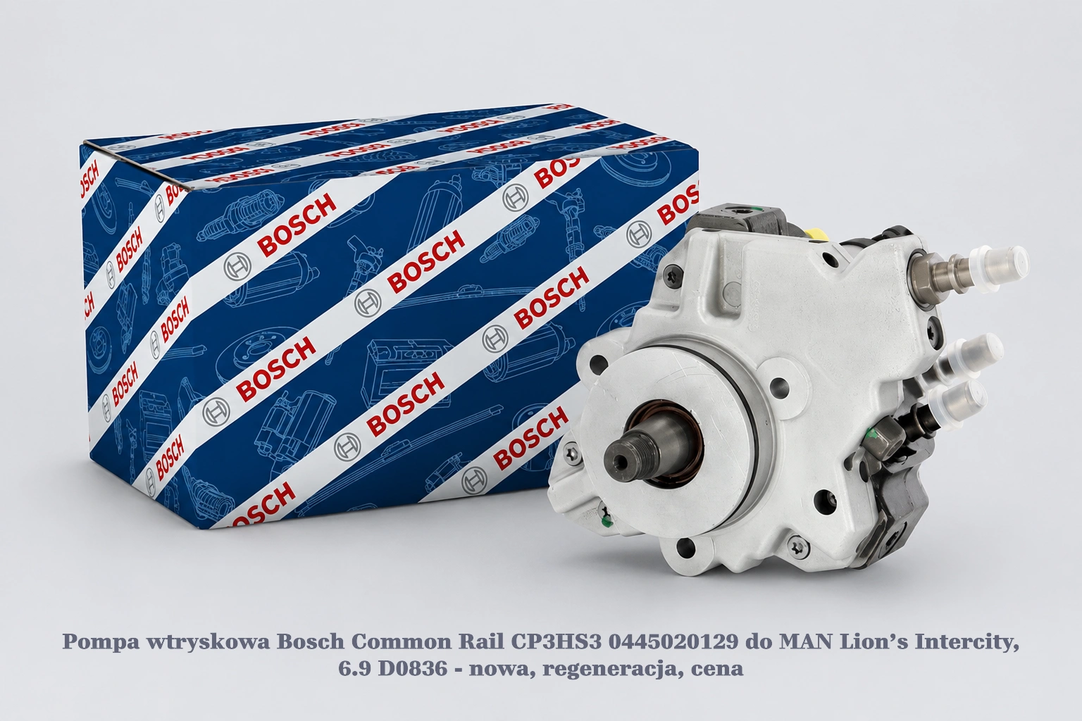 Pompa wtryskowa Bosch Common Rail CP3HS3 0445020129 do MAN Lion’s Intercity, 6.9 D0836 - nowa, regeneracja, cena
