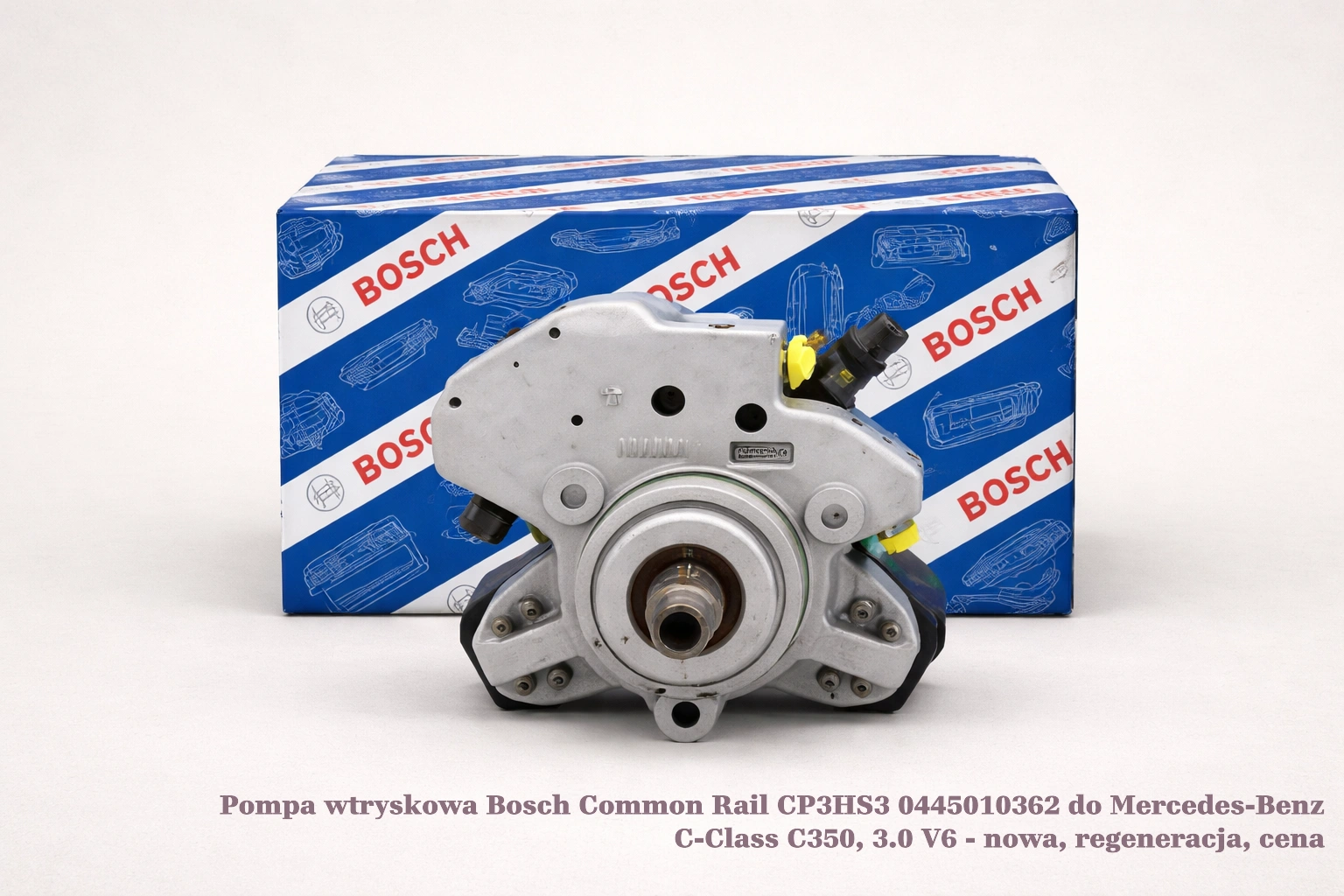 Pompa wtryskowa Bosch Common Rail CP3HS3 0445010362 do Mercedes-Benz C-Class C350, 3.0 V6 - nowa, regeneracja, cena