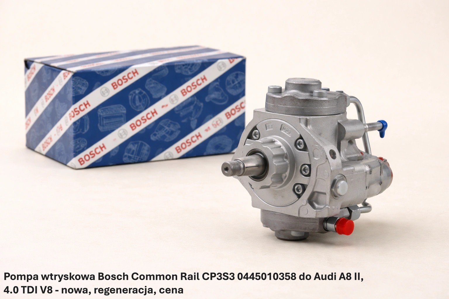 Pompa wtryskowa Bosch Common Rail CP3S3 0445010358 do Audi A8 II, 4.0 TDI V8 Pompa wtryskowa Bosch Common Rail CP3S3 0445010358 do Audi A8 II, 4.0 TDI V8 - nowa, regeneracja, cena