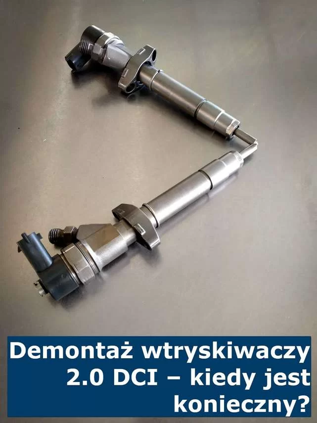 Zdemontowane wtryskiwacze 2.0 dCi