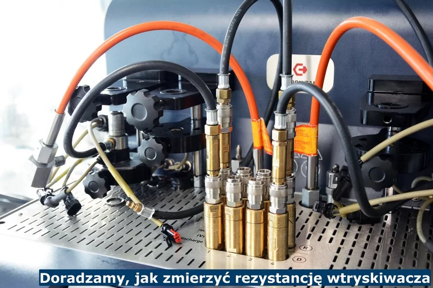 Wtryskiwacze podczas diagnostyki parametrów elektrycznych