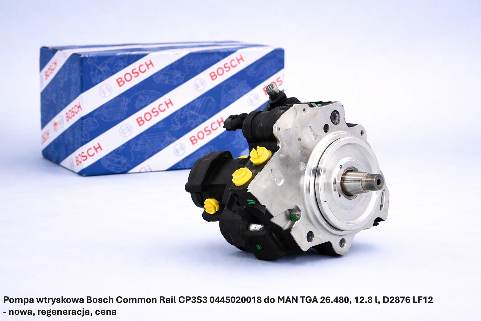 Pompa wtryskowa Bosch Common Rail CP3S3 0445020018 do MAN TGA 26.480, 12.8 l, D2876 LF12 - nowa, regeneracja, cena