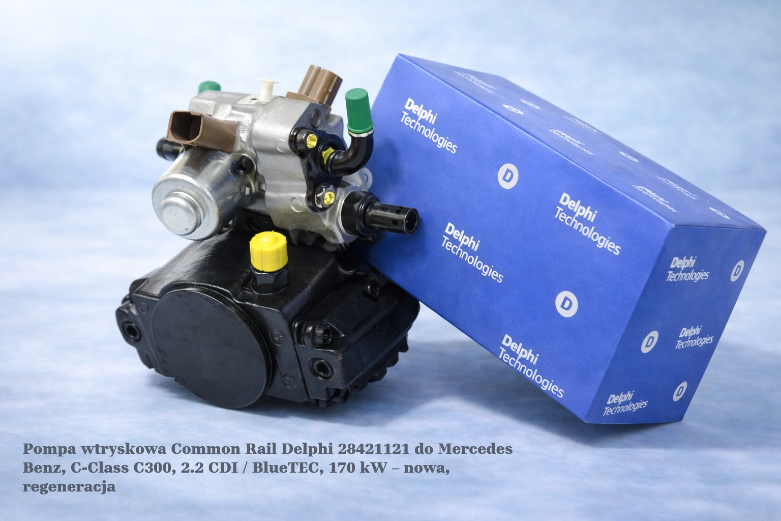 Pompa wtryskowa Common Rail Delphi 28421121 do Mercedes Benz, C-Class C300, 2.2 CDI / BlueTEC, 170 kW – nowa, regeneracja