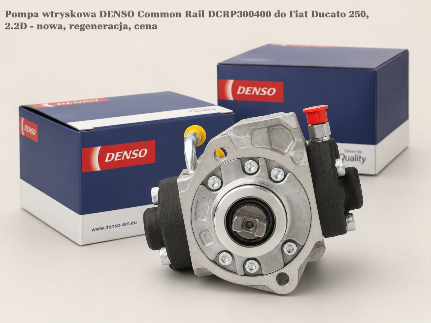Pompa wtryskowa DENSO Common Rail DCRP300400 do Fiat Ducato 250, 2.2D - nowa, regeneracja, cena