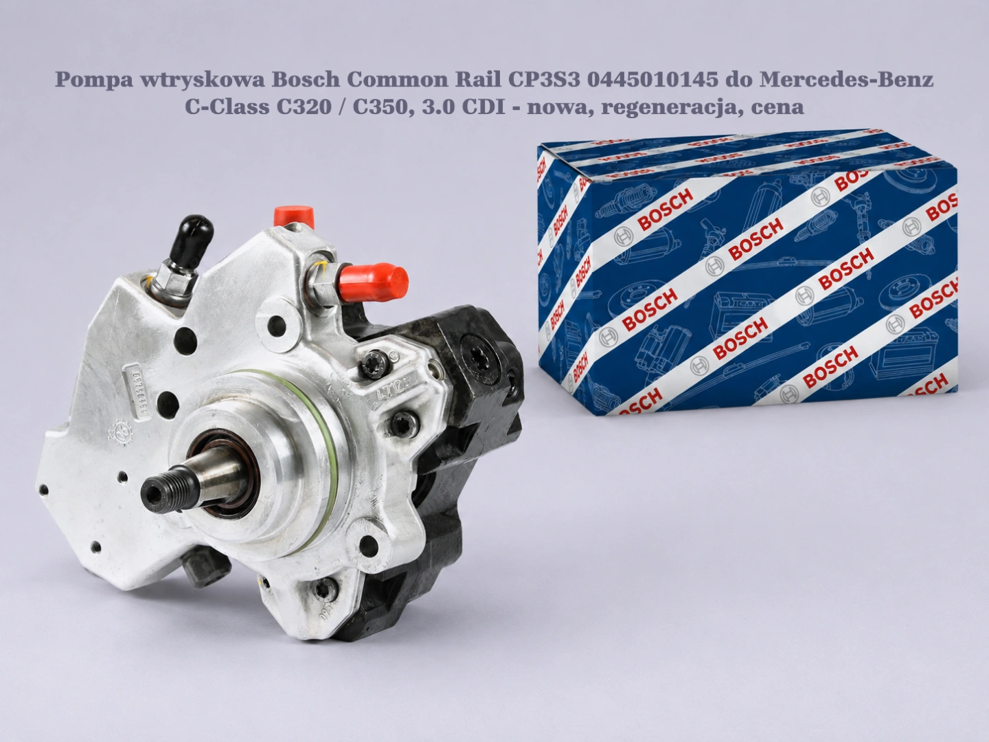 Pompa wtryskowa Bosch Common Rail CP3S3 0445010145 do Mercedes-Benz C-Class C320 / C350, 3.0 CDI