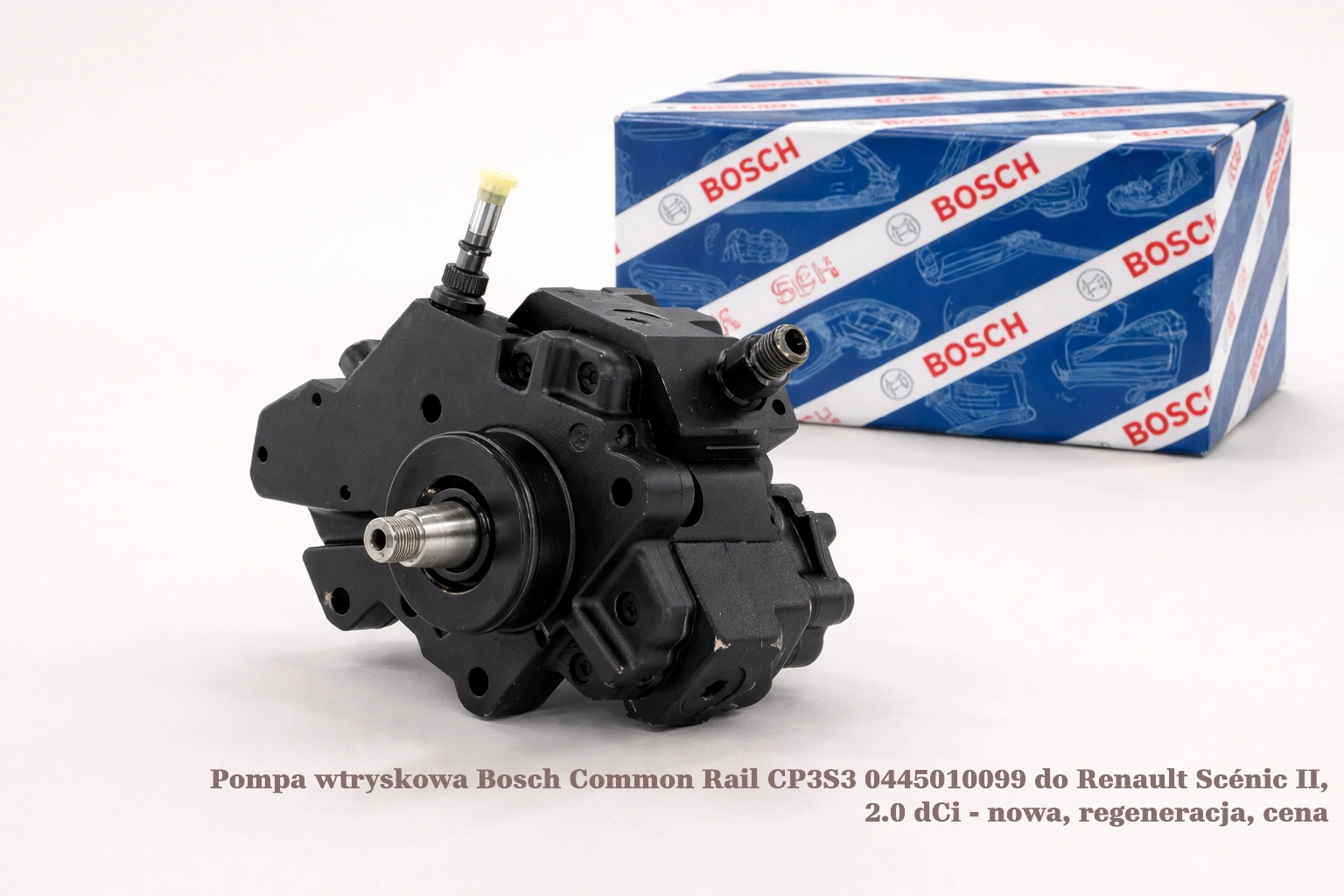 Pompa wtryskowa Bosch Common Rail CP3S3 0445010099 do Renault Scénic II, 2.0 dCi Pompa wtryskowa Bosch Common Rail CP3S3 0445010099 do Renault Scénic II, 2.0 dCi - nowa, regeneracja, cena