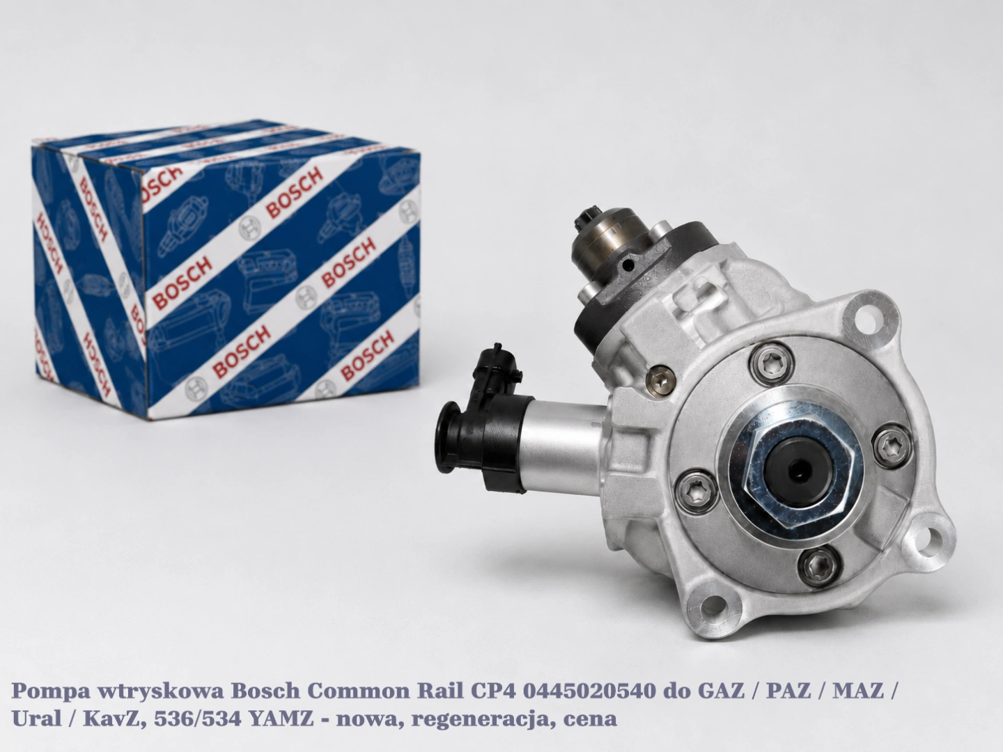 Pompa wtryskowa Bosch Common Rail CP4 0445020540 do GAZ / PAZ / MAZ / Ural / KavZ, 536/534 YAMZ - nowa, regeneracja, cena