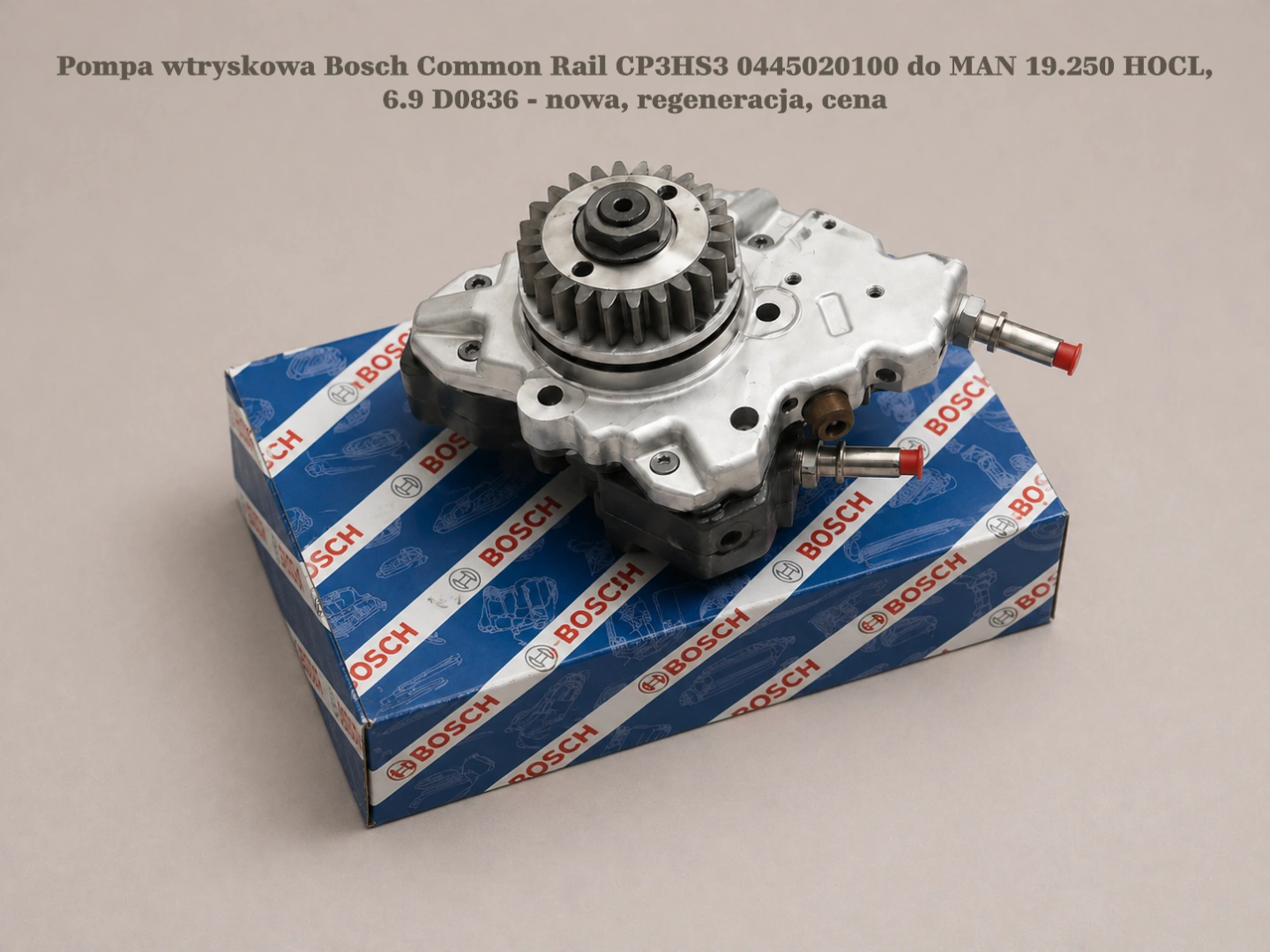 Pompa wtryskowa Bosch Common Rail CP3HS3 0445020100 do MAN 19.250 HOCL, 6.9 D0836 - nowa, regeneracja, cena
