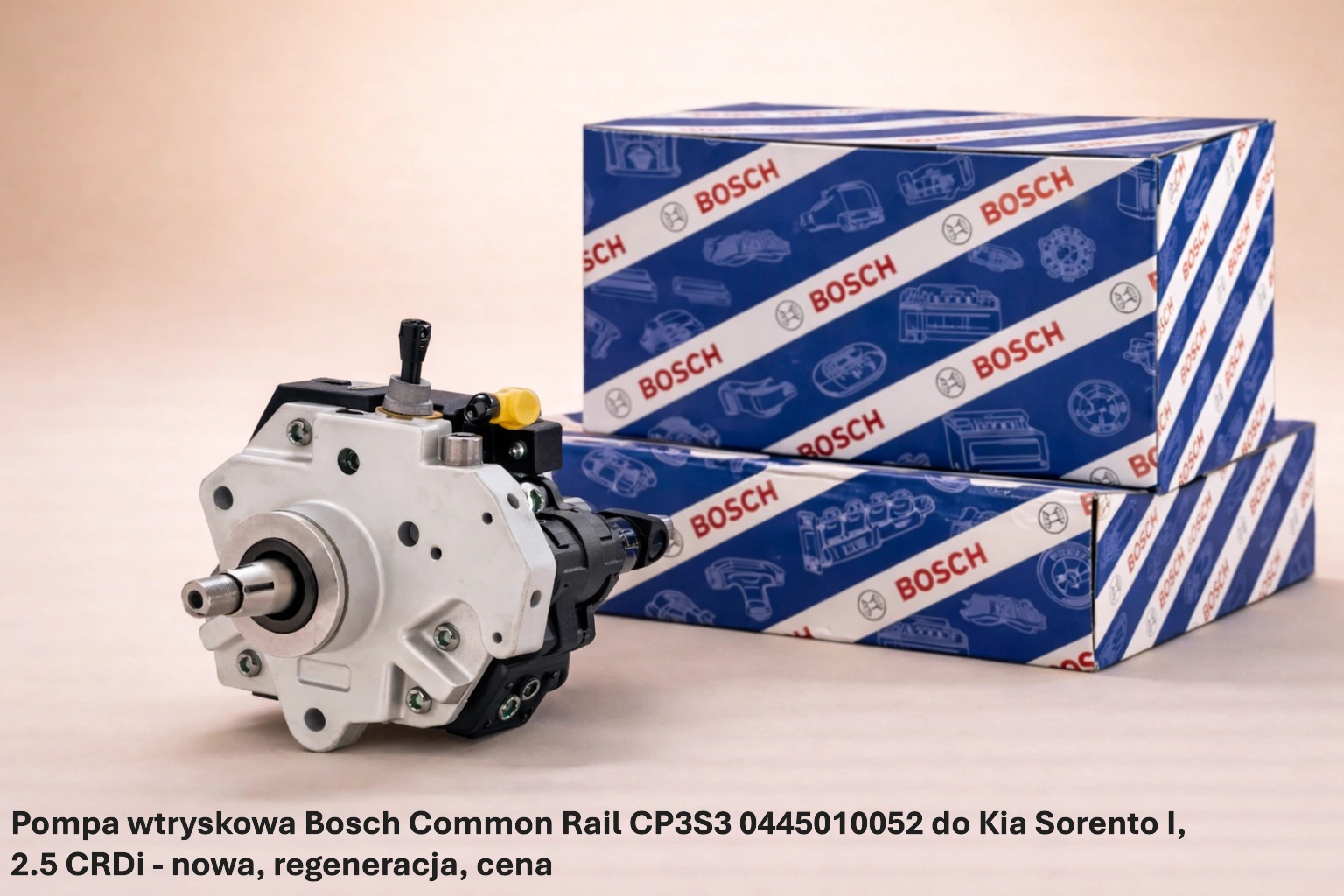 Pompa wtryskowa Bosch Common Rail CP3S3 0445010052 do Kia Sorento I, 2.5 CRDi - nowa, regeneracja, cena
