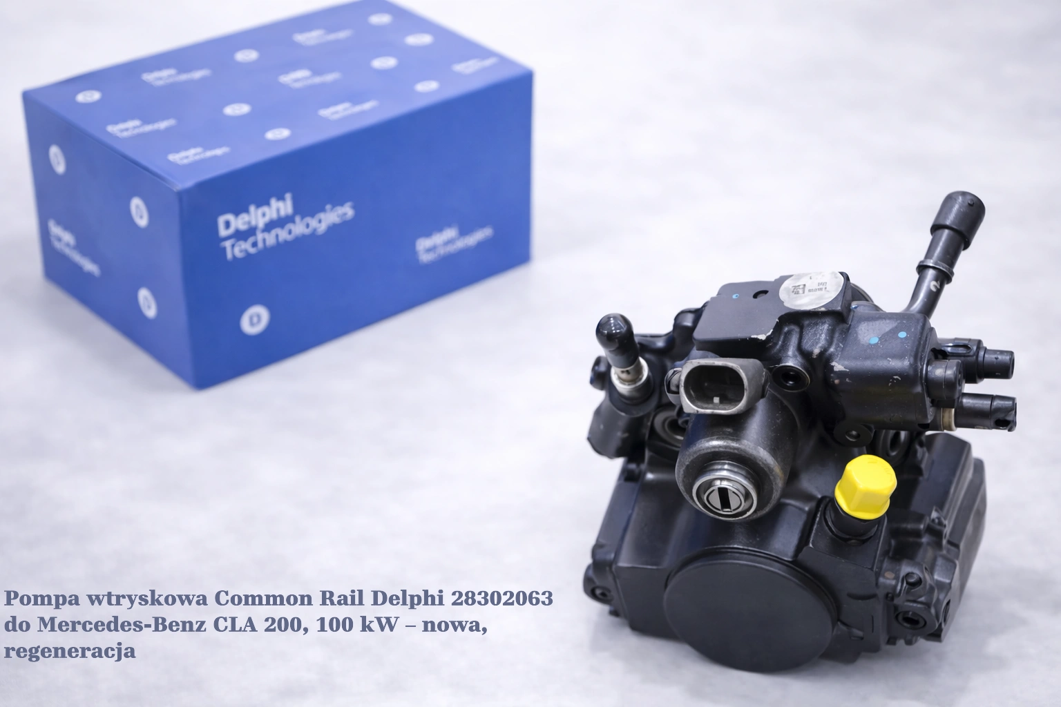 Pompa wtryskowa Common Rail Delphi 28302063 do Mercedes-Benz CLA 200, 100 kW – nowa, regeneracja