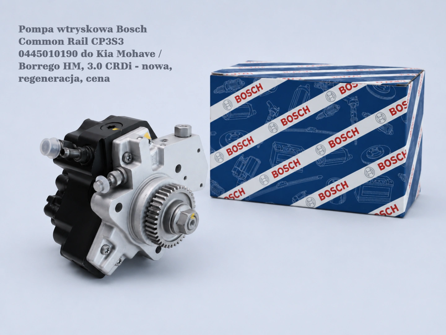 Pompa wtryskowa Bosch Common Rail CP3S3 0445010190 do Kia Mohave / Borrego HM, 3.0 CRDi