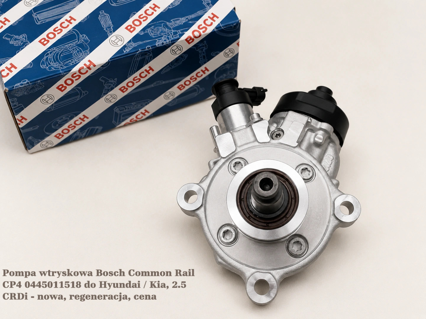 Pompa wtryskowa Bosch Common Rail CP4 0445011518 do Hyundai / Kia, 2.5 CRDi - nowa, regeneracja, cena