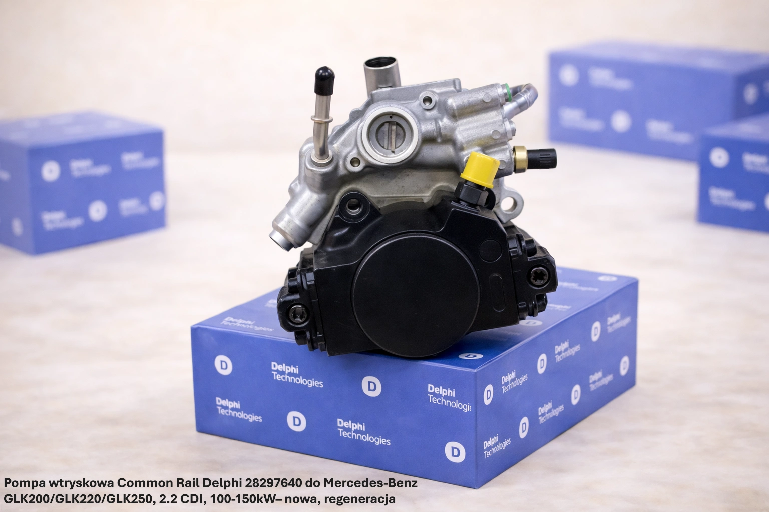 Pompa wtryskowa Common Rail Delphi 28297640 do Mercedes-Benz GLK200/GLK220/GLK250, 2.2 CDI, 100-150kW– nowa, regeneracja