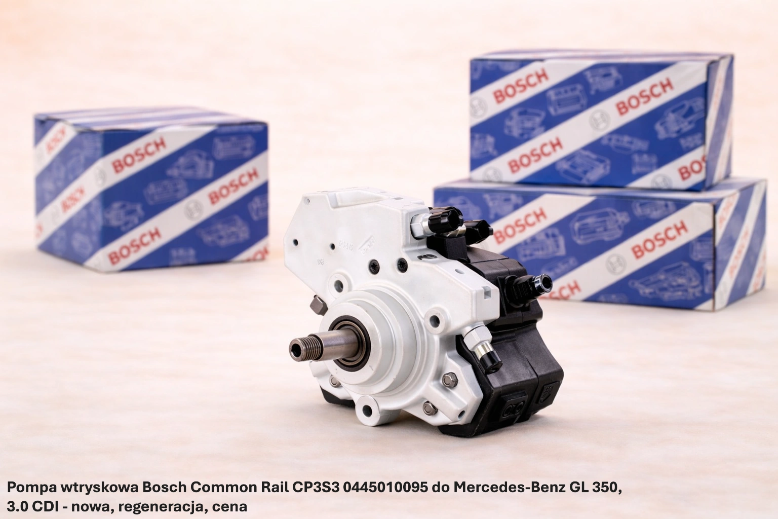Pompa wtryskowa Bosch Common Rail CP3S3 0445010095 do Mercedes-Benz GL 350, 3.0 CDI - nowa, regeneracja, cena