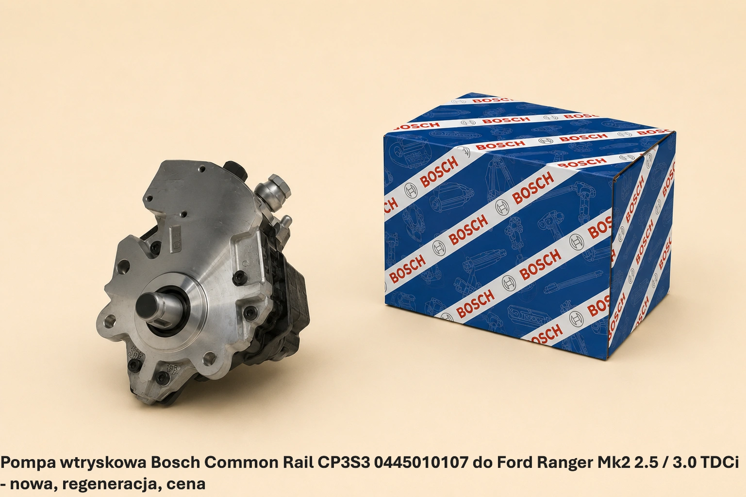 Pompa wtryskowa Bosch Common Rail CP3S3 0445010107 do Ford Ranger Mk2 2.5 / 3.0 TDCi Pompa wtryskowa Bosch Common Rail CP3S3 0445010107 do Ford Ranger Mk2 2.5 / 3.0 TDCi - nowa, regeneracja, cena