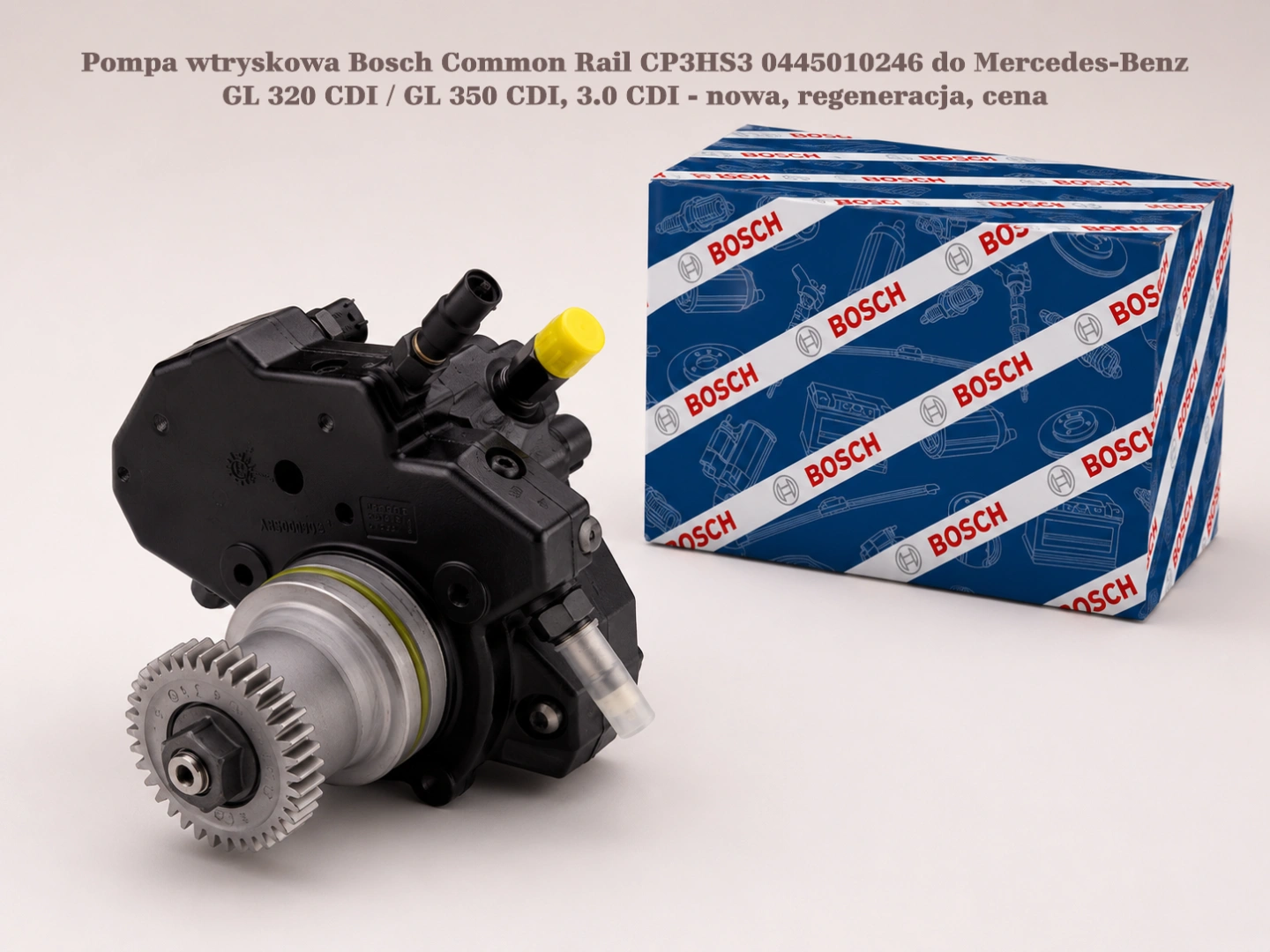 Pompa wtryskowa Bosch Common Rail CP3HS3 0445010246 do Mercedes-Benz GL 320 CDI / GL 350 CDI, 3.0 CDI Pompa wtryskowa Bosch Common Rail CP3HS3 0445010246 do Mercedes-Benz GL 320 CDI / GL 350 CDI, 3.0 CDI - nowa, regeneracja, cena