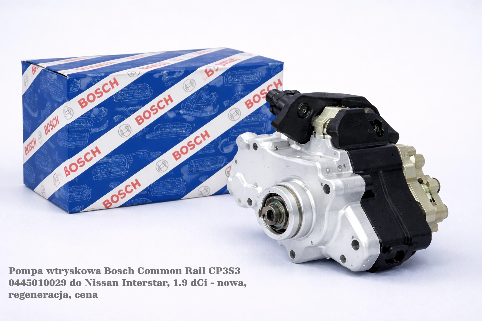 Pompa wtryskowa Bosch Common Rail CP3S3 0445010029 do Nissan Interstar, 1.9 dCi - nowa, regeneracja, cena