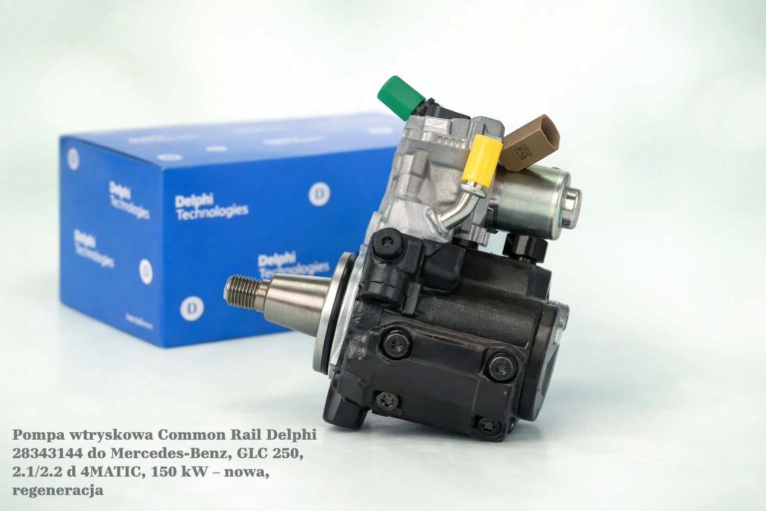 Pompa wtryskowa Common Rail Delphi 28343144 do Mercedes-Benz, GLC 250, 2.1/2.2 d 4MATIC, 150 kW – nowa, regeneracja