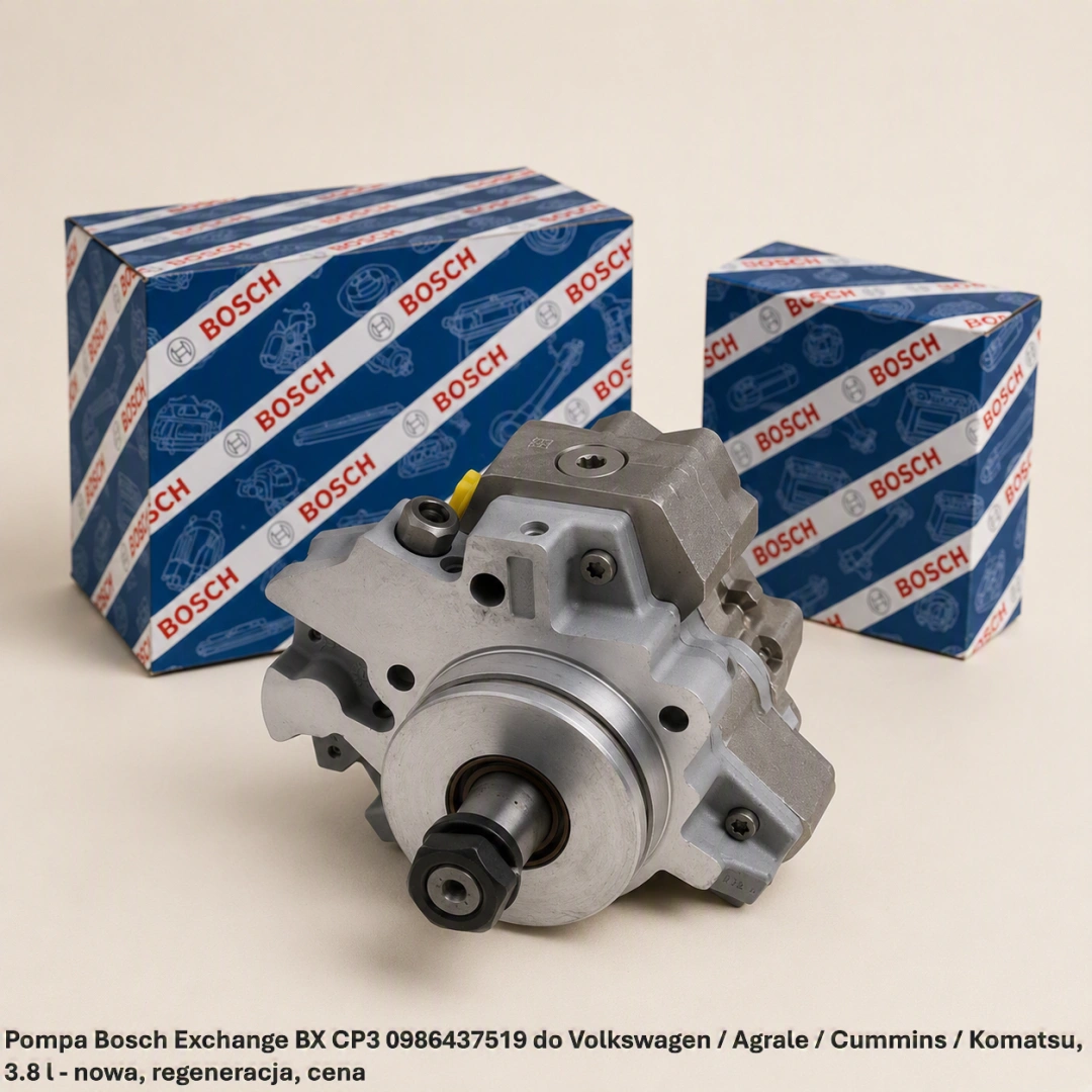 Pompa Bosch Exchange BX CP3 0986437519 do Volkswagen / Agrale / Cummins / Komatsu, 3.8 l 