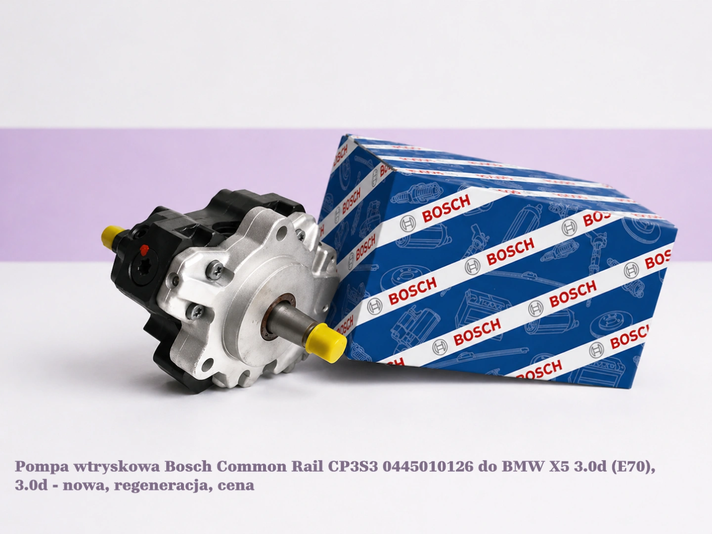 Pompa wtryskowa Bosch Common Rail CP3S3 0445010126 do BMW X5 3.0d (E70), 3.0d - nowa, regeneracja, cena