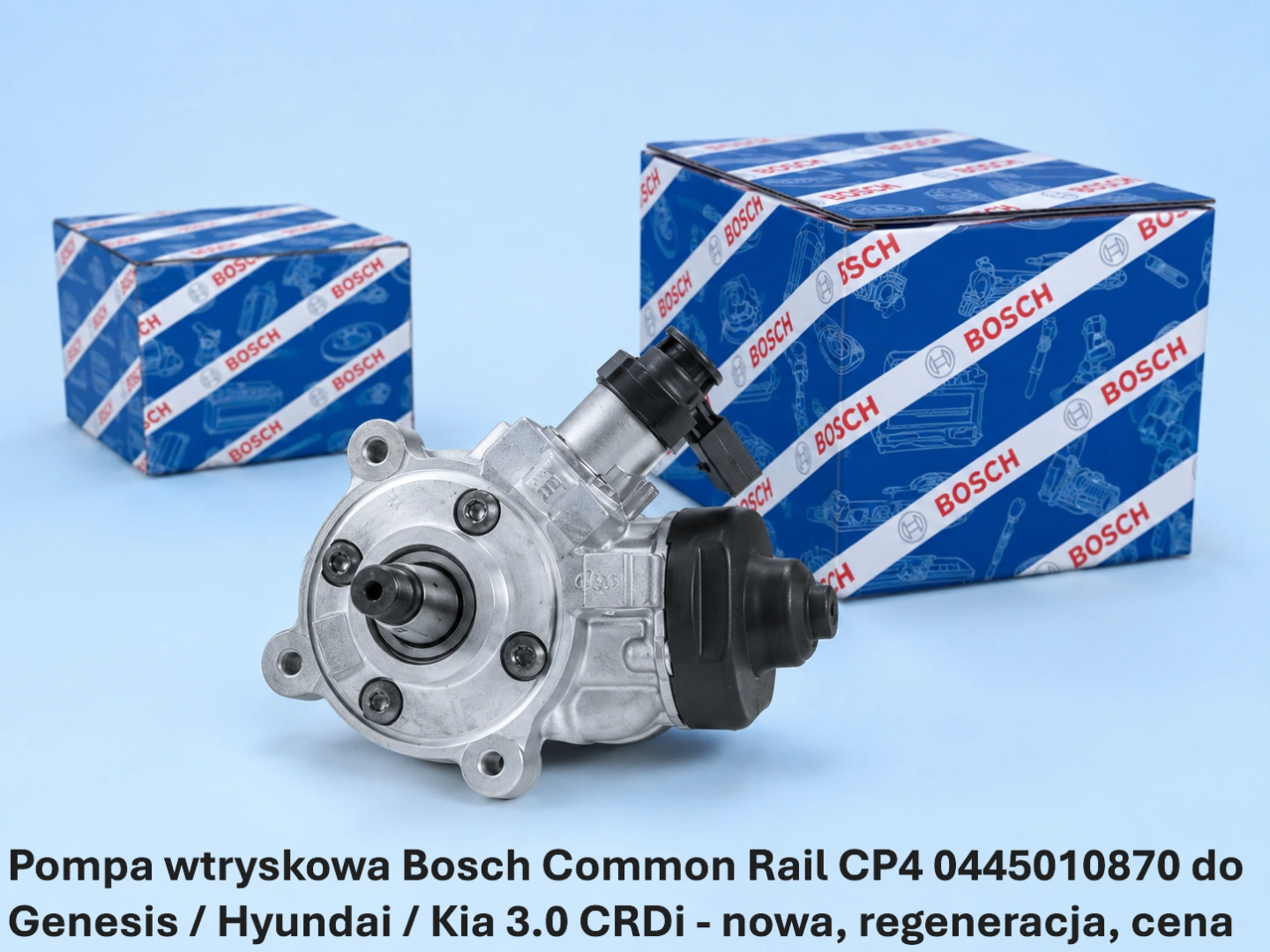Pompa wtryskowa Bosch Common Rail CP4 0445010870 do Genesis / Hyundai / Kia 3.0 CRDi 
