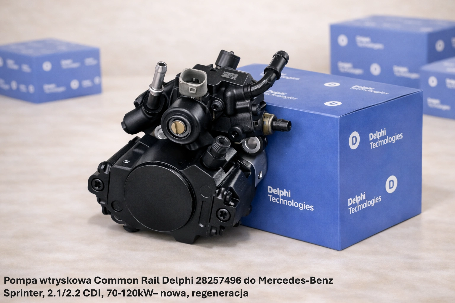 Pompa wtryskowa Common Rail Delphi 28257496 do Mercedes-Benz Sprinter, 2.1/2.2 CDI, 70-120kW– nowa, regeneracja