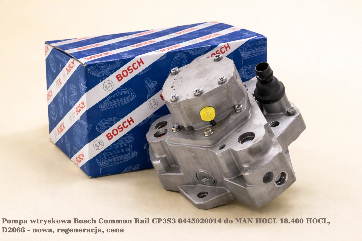 Pompa wtryskowa Bosch Common Rail CP3S3 0445020014 do MAN HOCL 18.400 HOCL, D2066 - nowa, regeneracja, cena