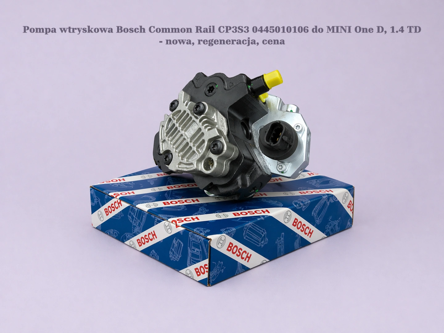 Pompa wtryskowa Bosch Common Rail CP3S3 0445010106 do MINI One D, 1.4 TD - nowa, regeneracja, cena