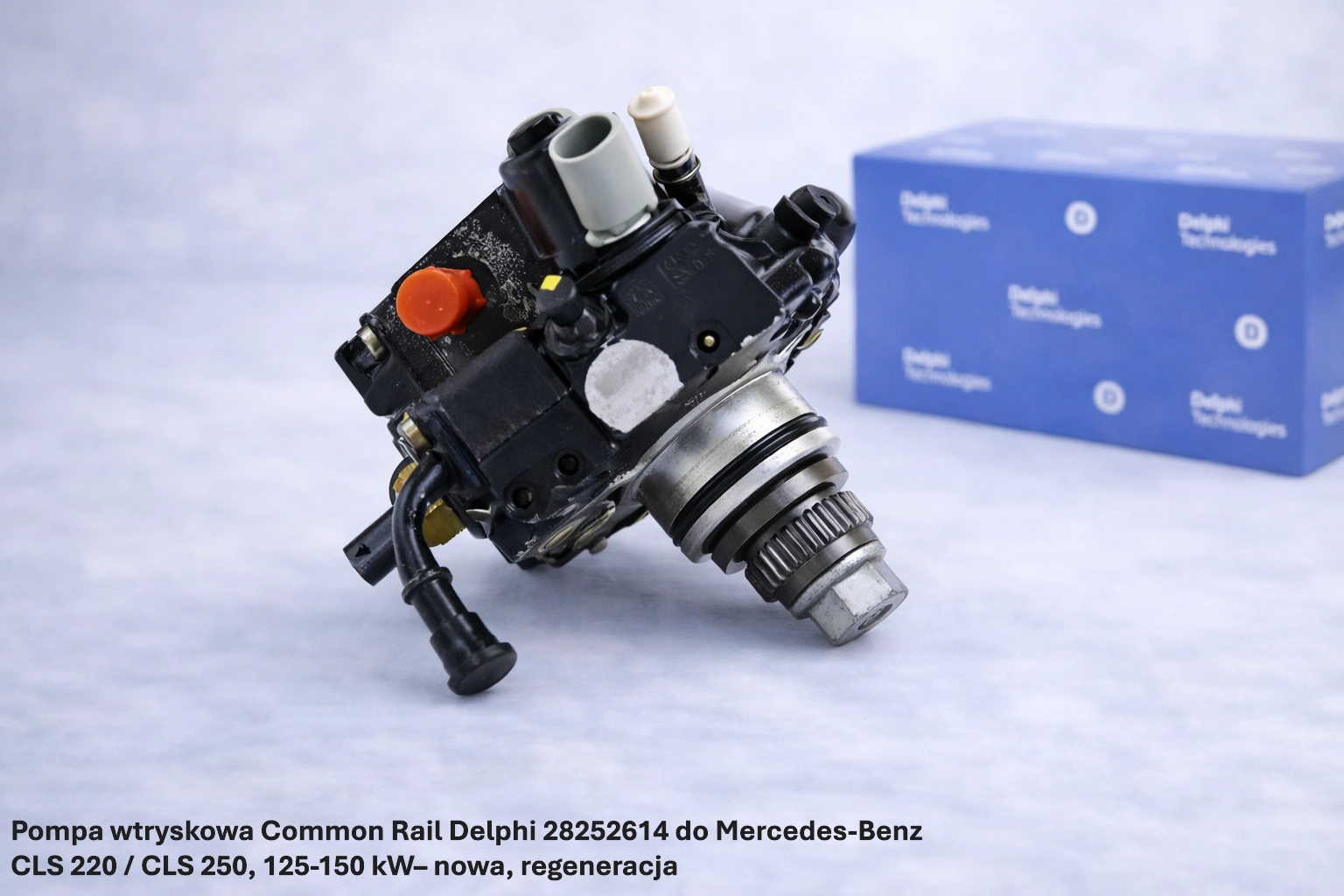 Pompa wtryskowa Common Rail Delphi 28252614 do Mercedes-Benz CLS 220 / CLS 250, 125-150 kW Pompa wtryskowa Common Rail Delphi 28252614 do Mercedes-Benz CLS 220 / CLS 250, 125-150 kW– nowa, regeneracja