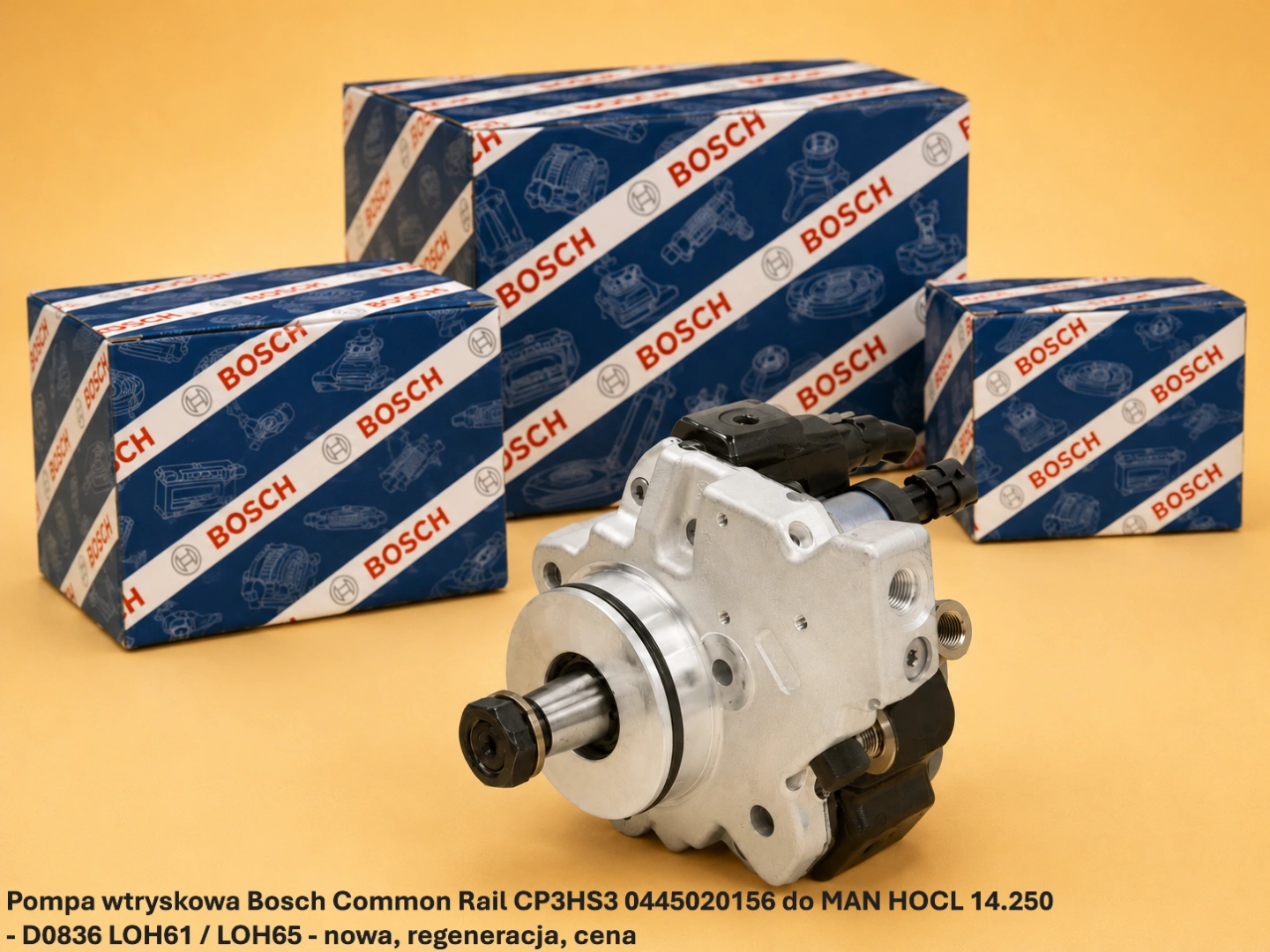 Pompa wtryskowa Bosch Common Rail CP3HS3 0445020156 do MAN HOCL 14.250 - D0836 LOH61 / LOH65 