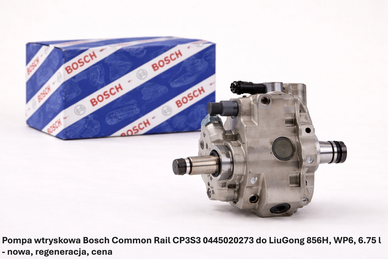 Pompa wtryskowa Bosch Common Rail CP3S3 0445020273 do LiuGong 856H, WP6, 6.75 l Pompa wtryskowa Bosch Common Rail CP3S3 0445020273 do LiuGong 856H, WP6, 6.75 l - nowa, regeneracja, cena