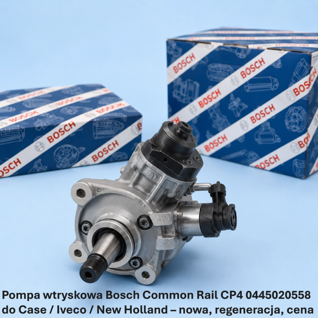 Pompa wtryskowa Bosch Common Rail CP4 0445020558 do Case / Iveco / New Holland 