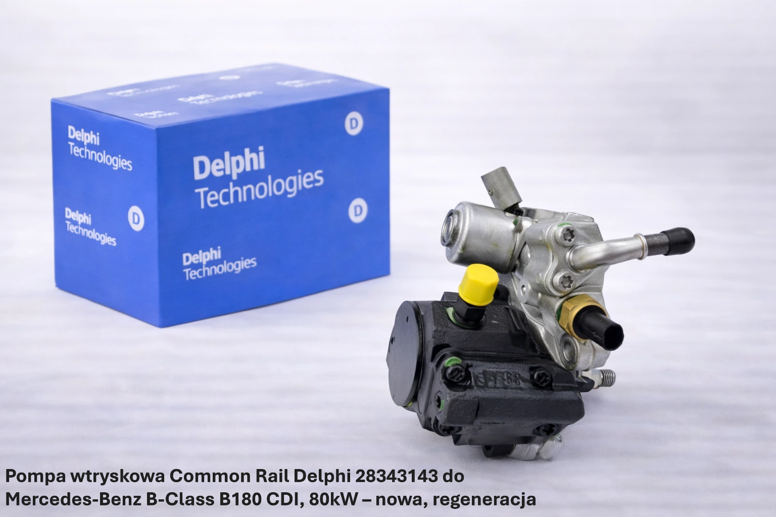 Pompa wtryskowa Common Rail Delphi 28343143 do Mercedes-Benz B-Class B180 CDI, 80kW – nowa, regeneracja