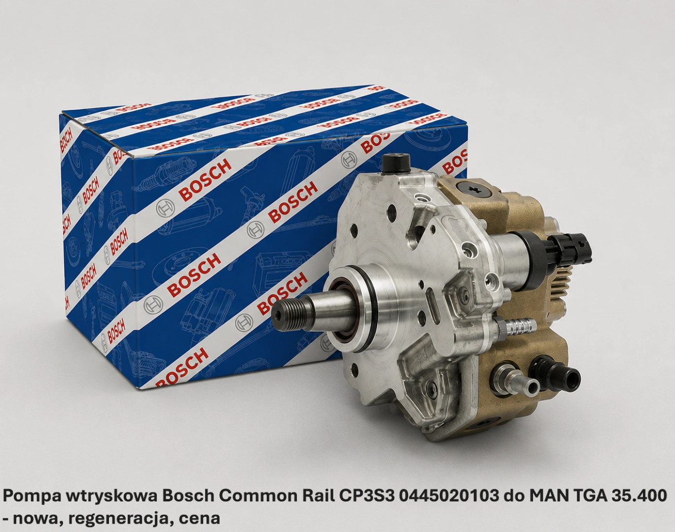 Pompa wtryskowa Bosch Common Rail CP3S3 0445020103 do MAN TGA 35.400 Pompa wtryskowa Bosch Common Rail CP3S3 0445020103 do MAN TGA 35.400 - nowa, regeneracja, cena